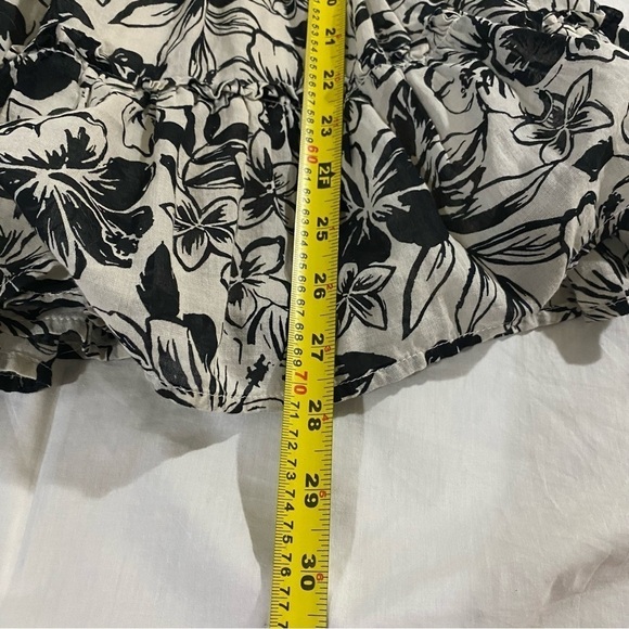 Americam Eagle off shoulder blue floral midi summer fairy dress size XXS - Picture 3 of 9